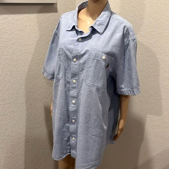 40 Grit by Duluth Trading denim shirt - Picture 1 of 5